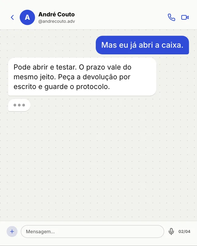 Slide de dentro no estilo Conversa