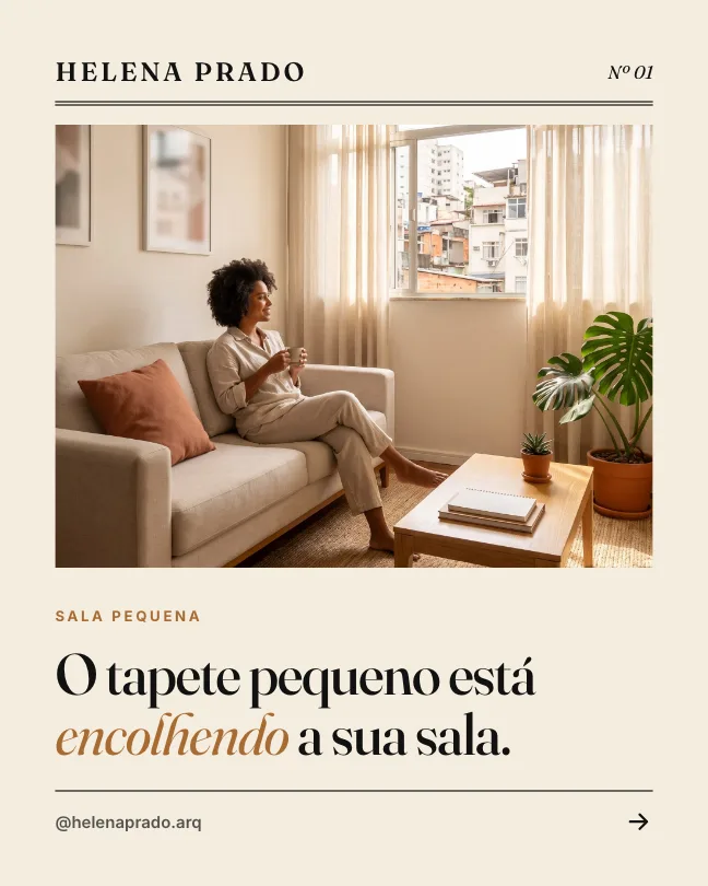 Capa de carrossel de arquiteta com foto criada por IA